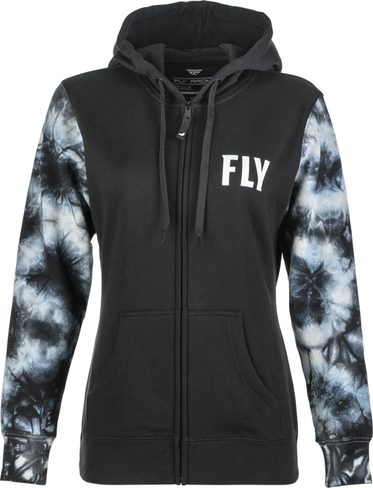 Fly Racing Women's Tie-Die Zip Up Hoodie