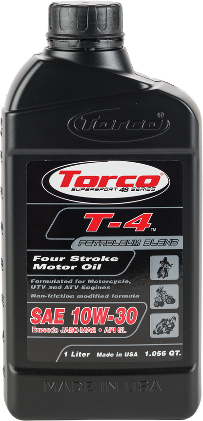 Torco T-4 Petroleum Motorcycle Oil