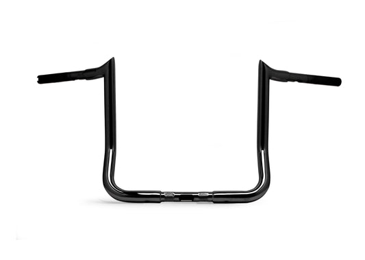 Baggernation 10" Monkey Bagger Bars Black `86-Up Touring