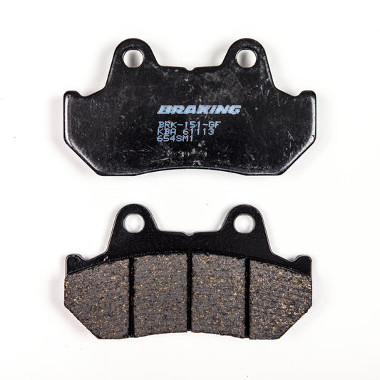 Braking Brake Pad Set Semi-Metallic • #31-654S