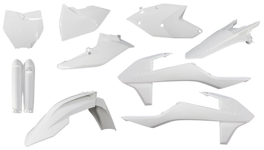 Acerbis Full Plastic Kit White • #24210-60002