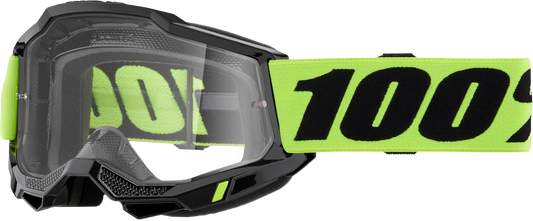 100-Percent Accuri 2 Goggle Neon Yellow Clear Lens