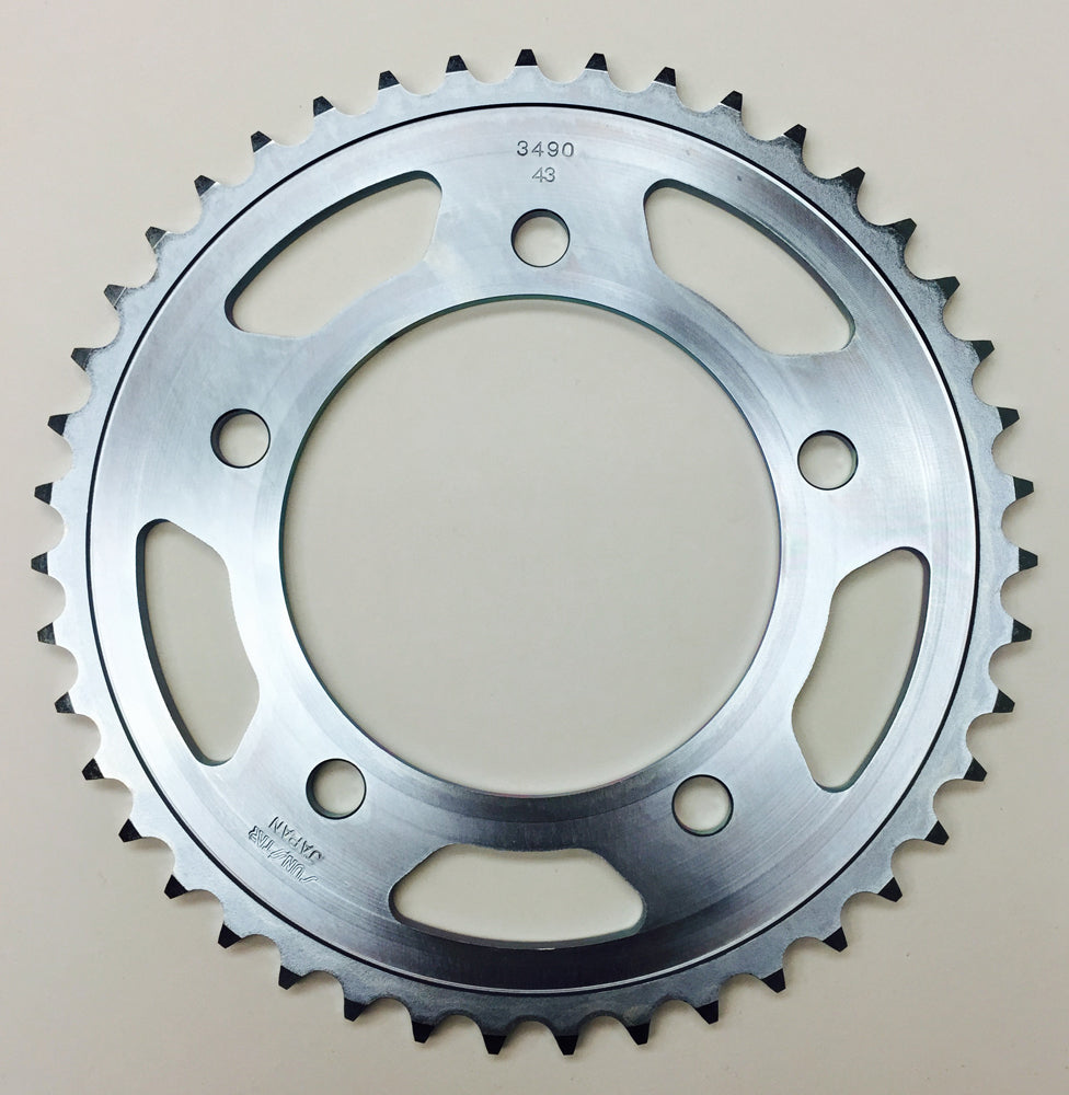 Sunstar Rear Sprocket Steel 43T-520 Hon