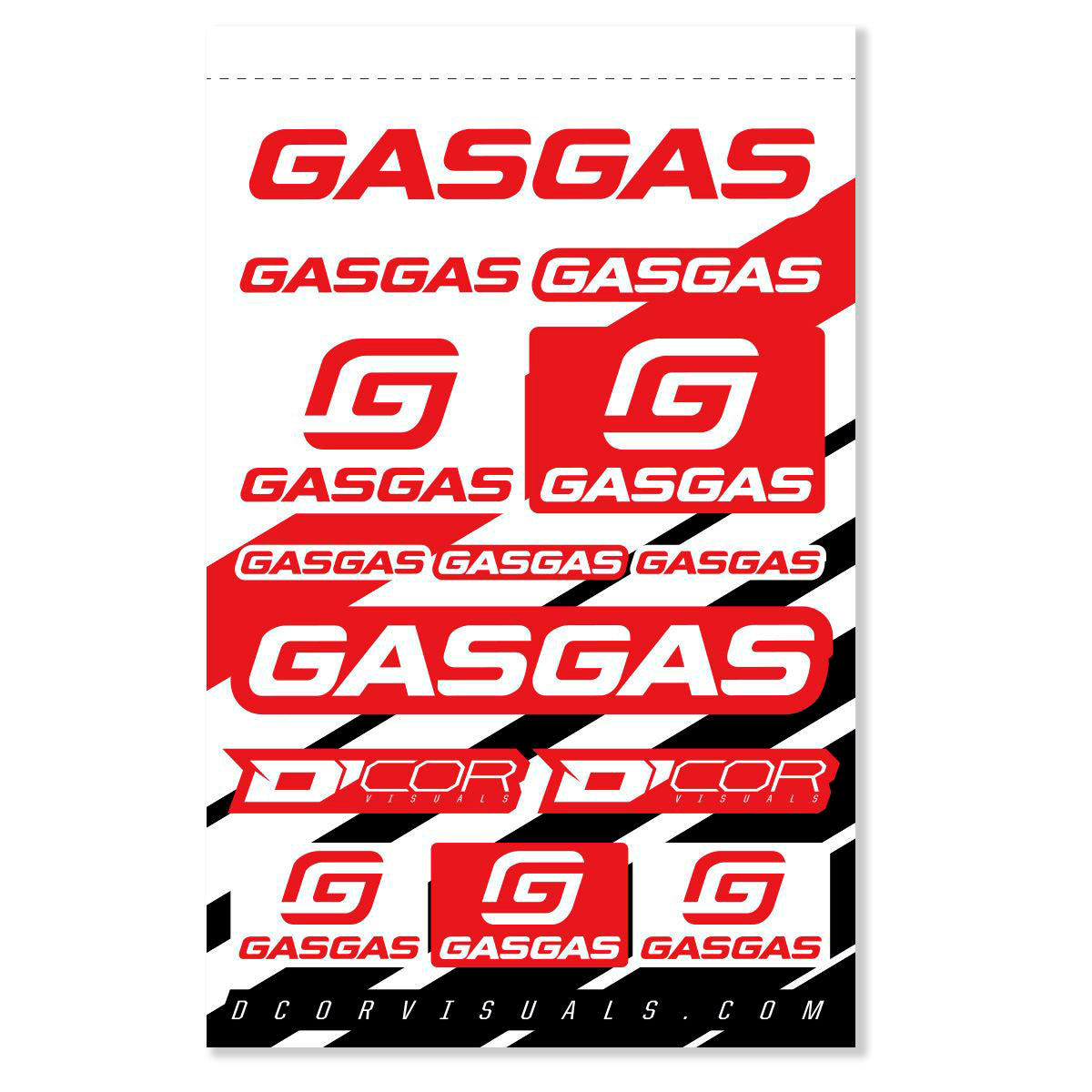 D-Cor GasGas Decal Sheet