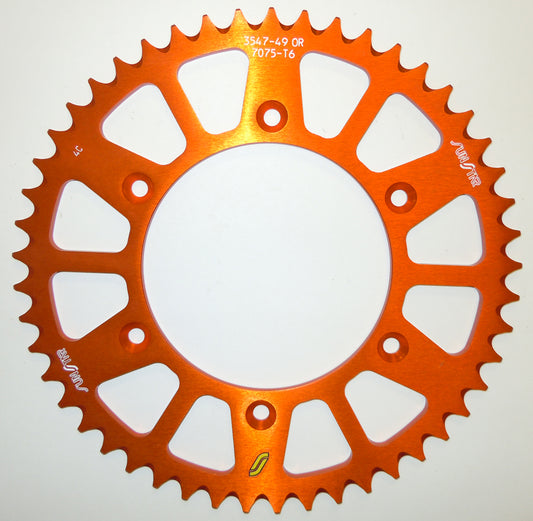 Sunstar Rear Sprocket Aluminum 49T-520 Org Hus/Husq/Ktm