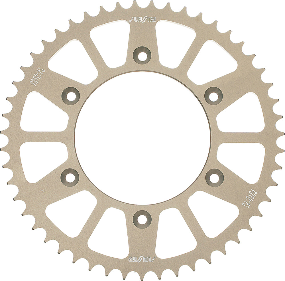 Sunstar Rear Sprocket Aluminum 49T-520 Hon • #5-362649