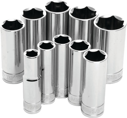 Performance Tool 3/8" SAE Socket Set