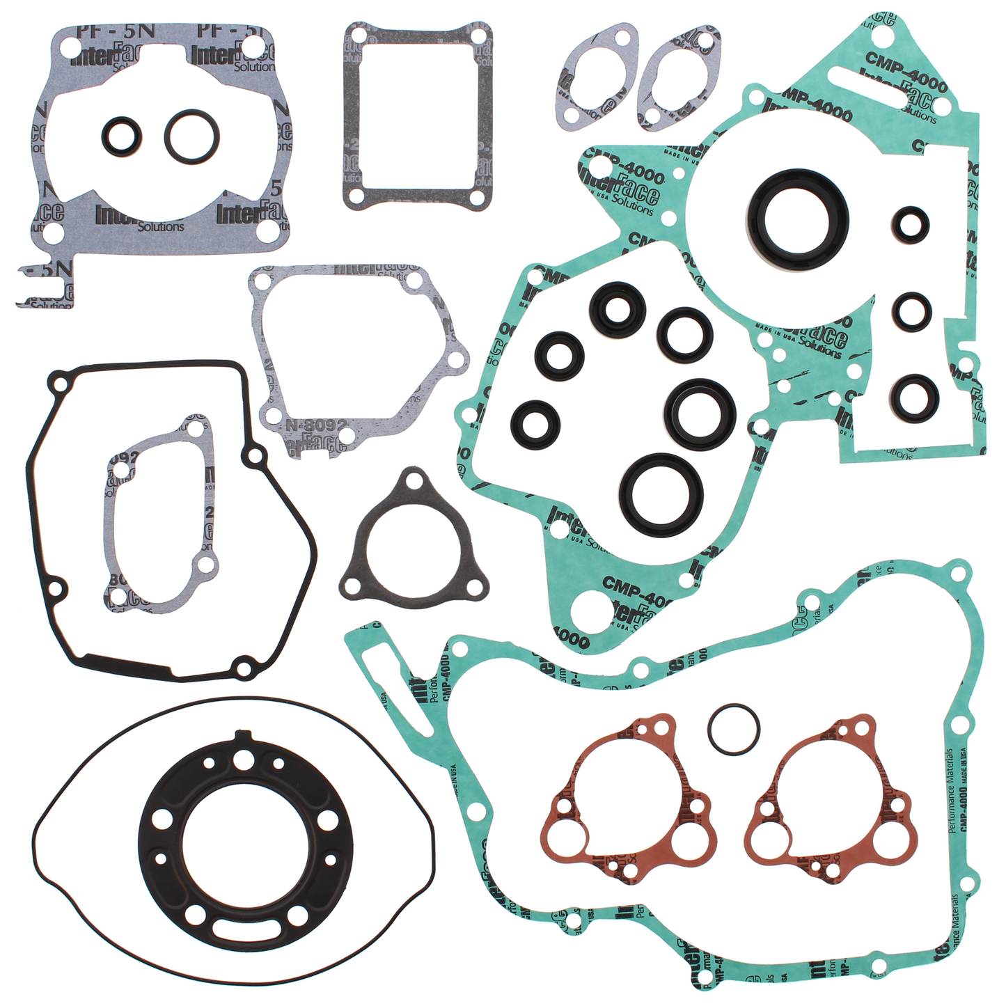 Vertex Complete Gasket Set With Oil Seals • #681-1235