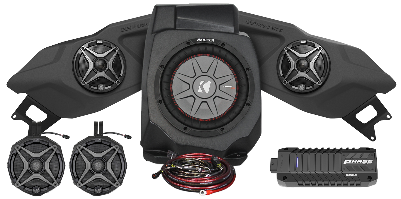 Ssv Works 5 Speaker Plug And Play Kit Ride Command • #63-9519