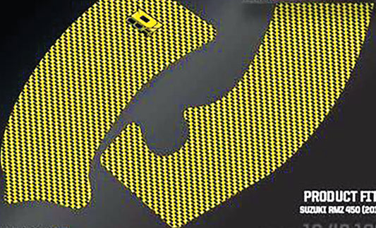 D-Cor Frame Grip Guard Decal Yellow • #862-64106