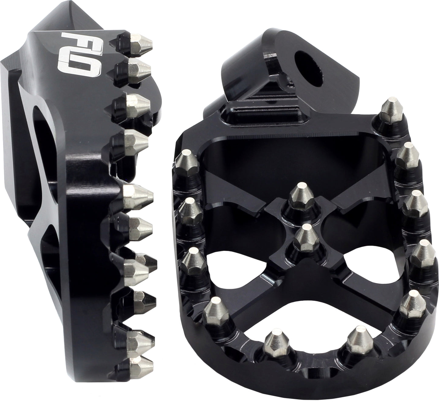 Flo Motorsports Pro Series Foot Pegs Black Suz