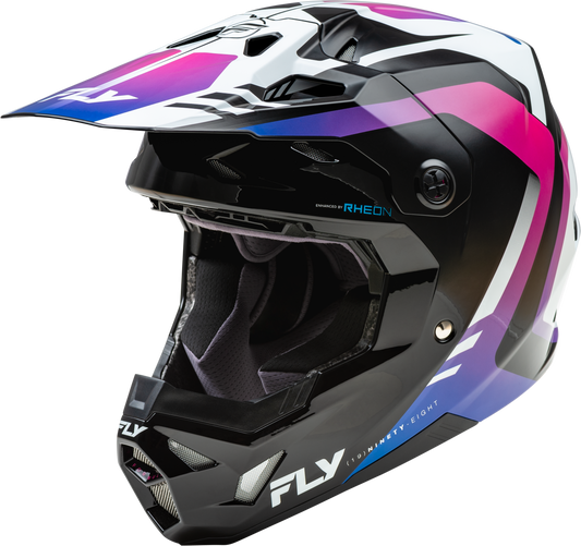 Fly Racing Formula Cp Krypton Helmet White/Black/Purple 2X