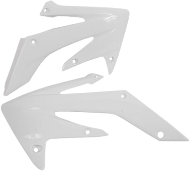Acerbis Radiator Shrouds White • #1576-6806