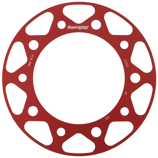 Supersprox Rear Edge Sprkt Color Disk Alu 43T-525 Red Hon/Yam