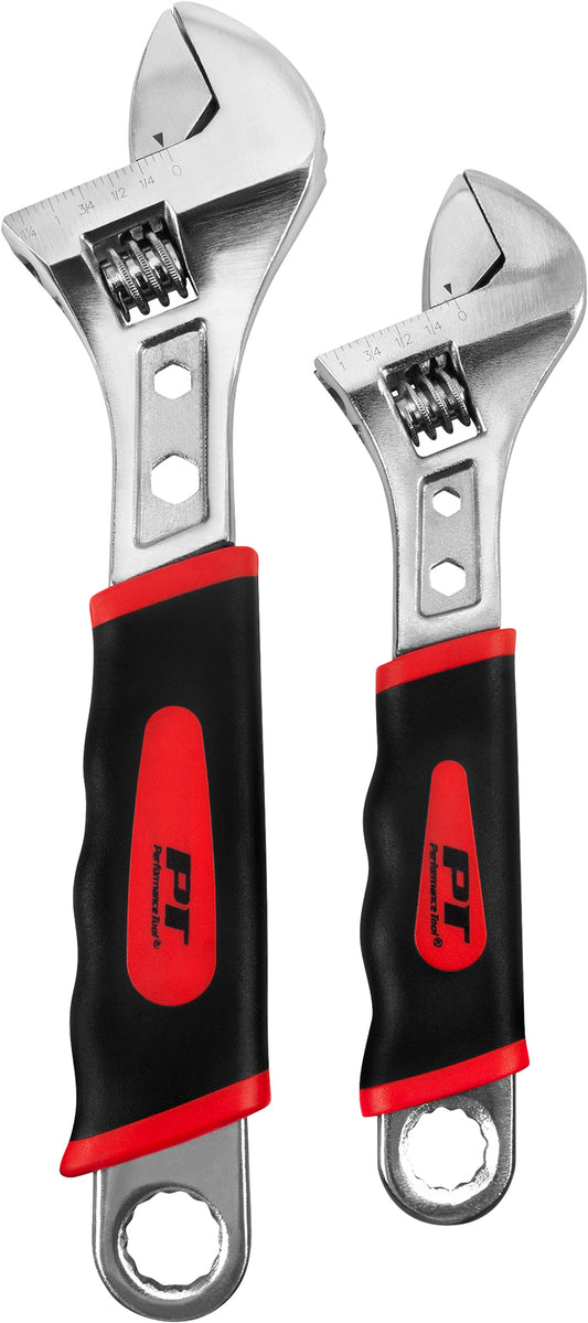 Performance Tool Adjustable Wrench Set