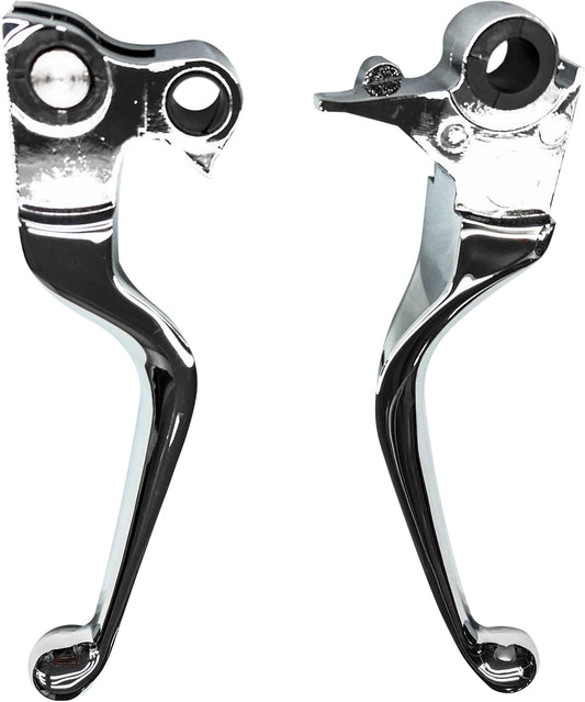 Harddrive Smooth Lever Set Chrome Bt 07-Up Except Flt 08-Up