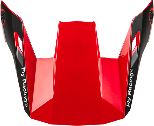 Fly Racing Rayce Helmet Visor Red/Black/White Xl-2X