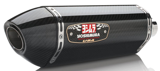 Yoshimura Exhaust Signature R-77 Slip-On Ss-Cf-Cf Dual