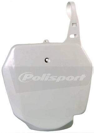 Polisport Number Plate White • #64-6510