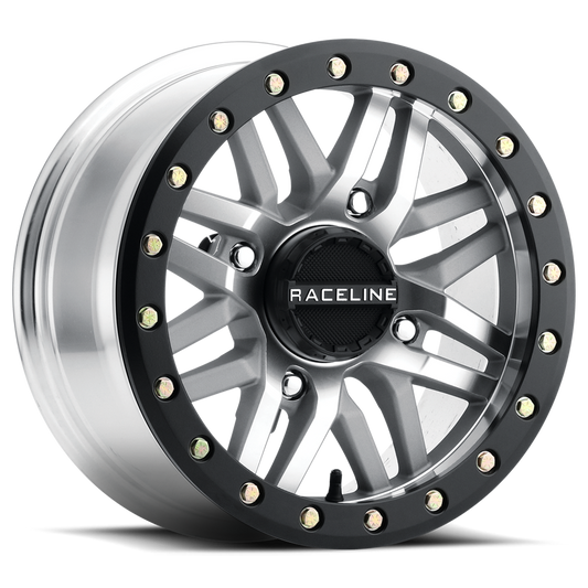 Raceline Ryno Bdlk Wheel 15X7 4/137 5+2 (+10Mm) Blk/As Cast