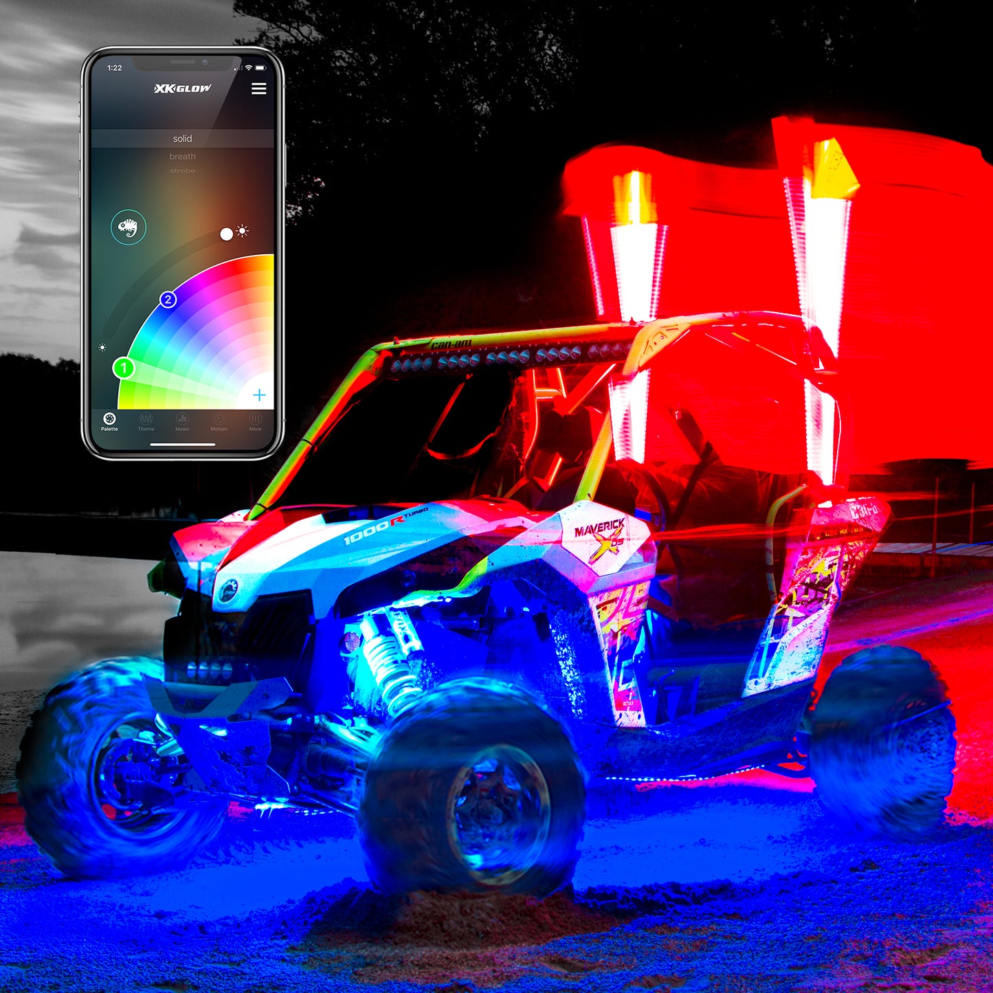 Xk Glow 2nd Gen Whip w/ Controller