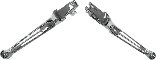 Harddrive 2-Slot Lever Set Chrome Big Twin 07-Up