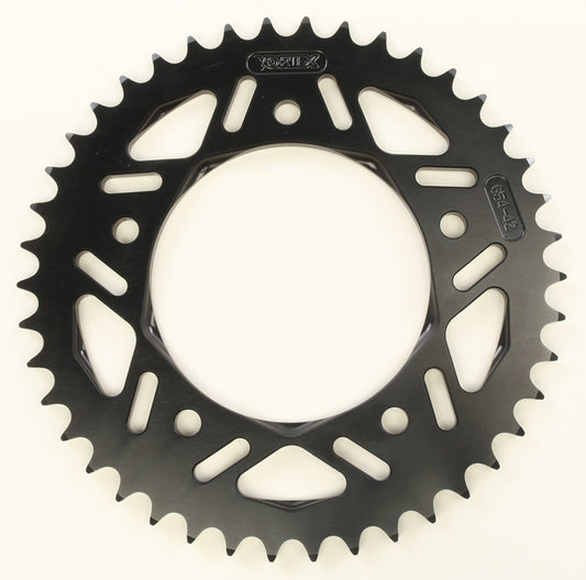 Vortex Rear F5 Sprocket Aluminum 42T-525 Blk Hc Yam