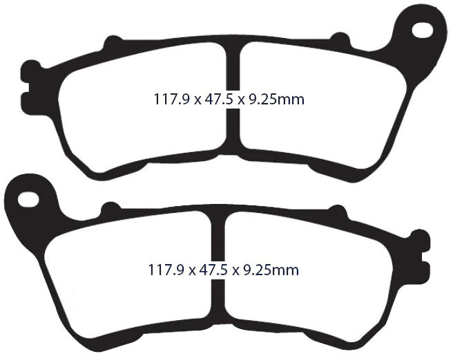 Lyndall Brakes Brake Pad Z+ Front `14-Up Sportster