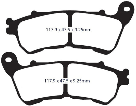 Lyndall Brakes Brake Pad Z+ Front `14-Up Sportster