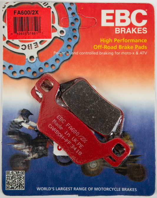 Ebc Brake Pads Fa600/2X Carbon X Series