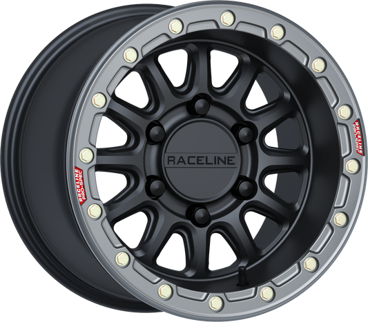 Raceline Alpha Wheel 6X139.7 Blk/Gunmetal 15X10 (+25Mm)