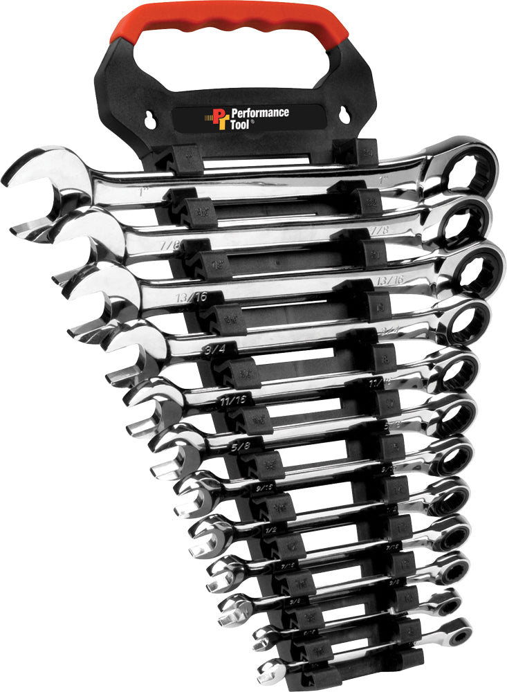 Performance Tool SAE Ratchet Wrench Set