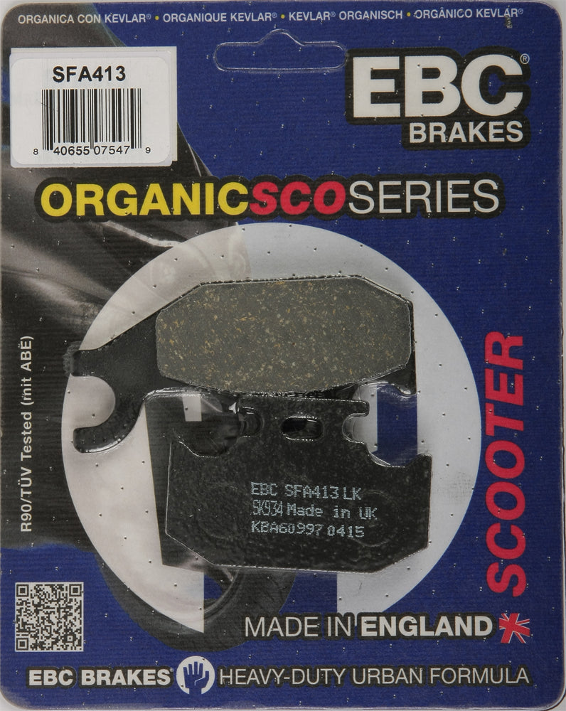 Ebc Brake Pads Sfa413 Organic