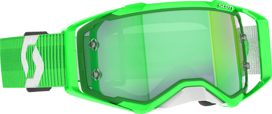 Scott Prospect Goggle Grn/Wht Grn Chrome Works