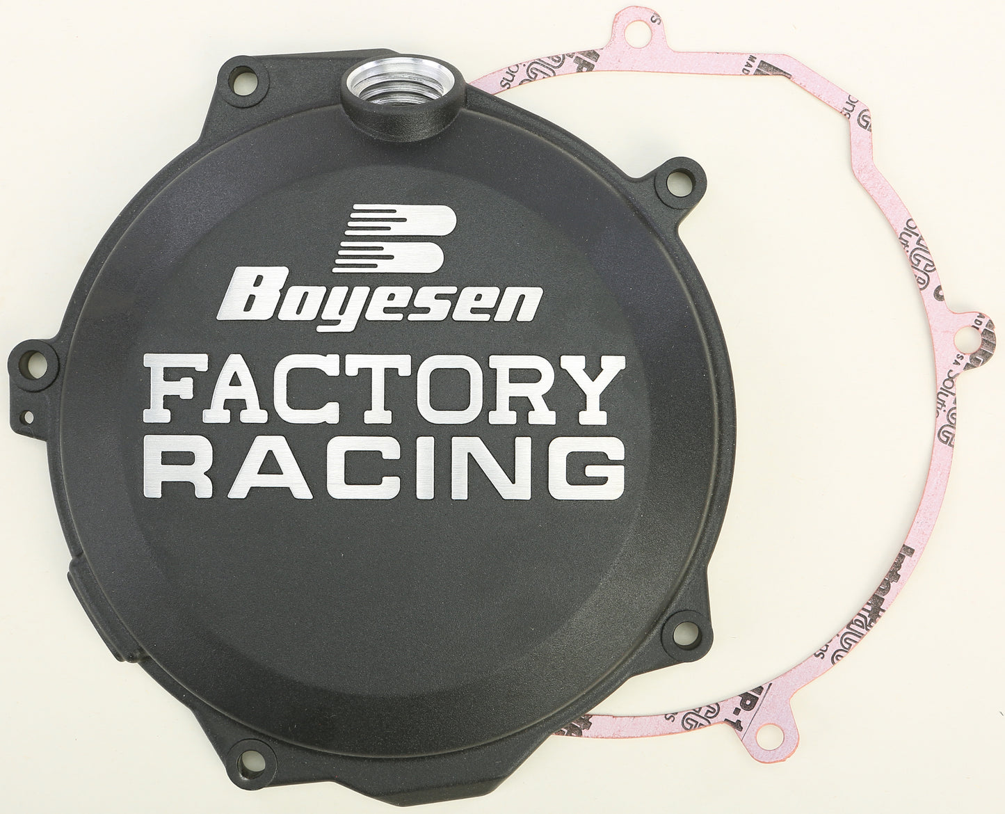 Boyesen Factory Racing Clutch Cover Black • #59-7242AB