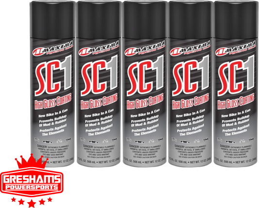 HIGH GLOSS SC1 CLEAR COAT SILICONE SPRAY 17.2 FL OZ- 5 PACK