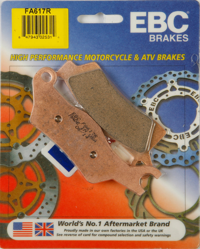 Ebc Brake Pads Fa617R Sintered R Series