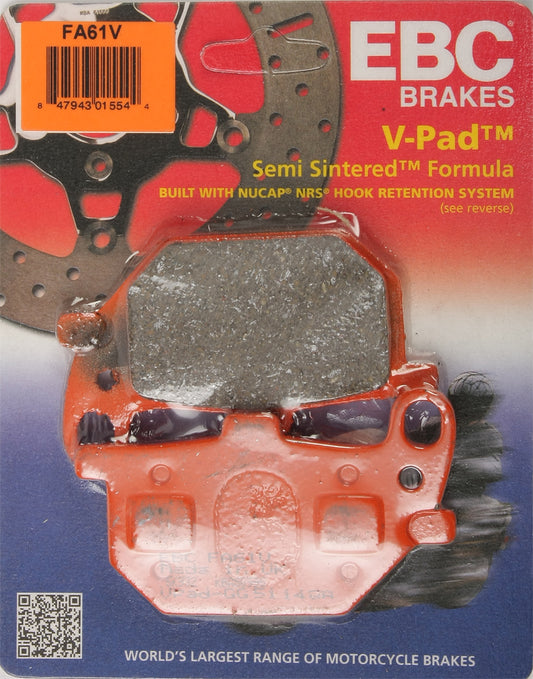 Ebc Brake Pads Fa61V Semi-Sintered V Series