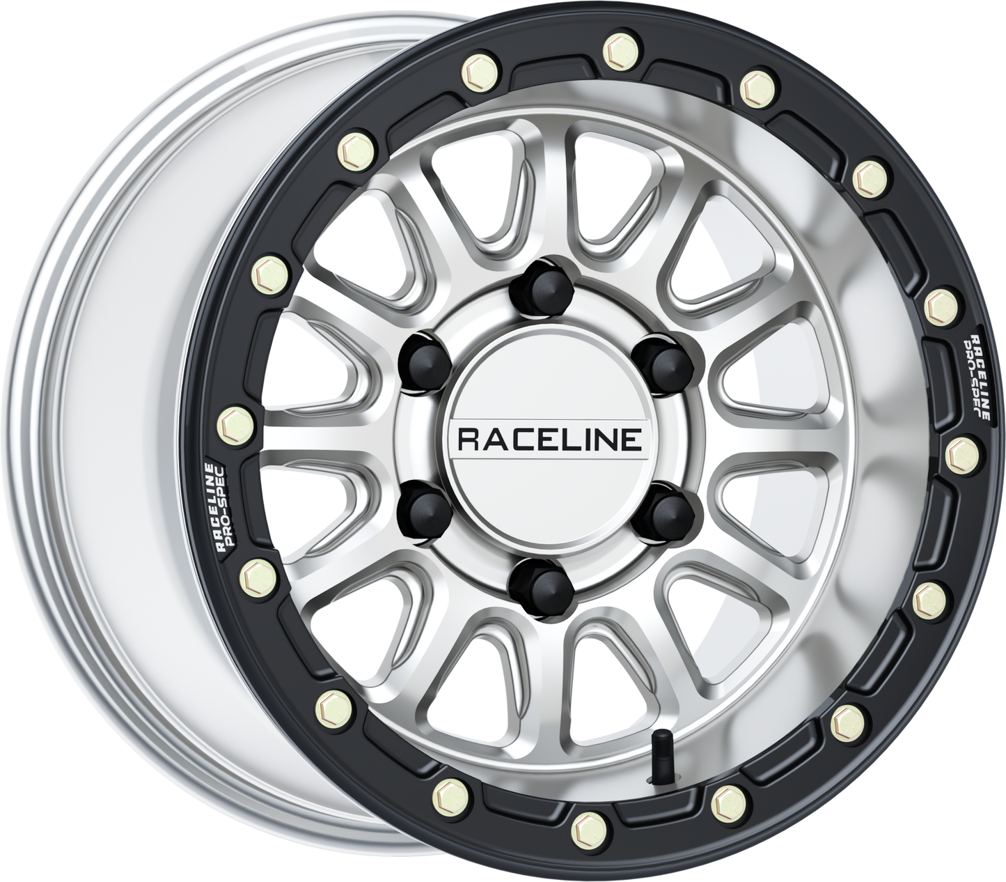 Raceline A14 Alpha Beadlock Silver/Black