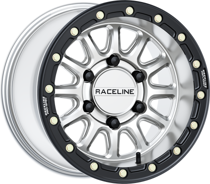 Raceline A14 Alpha Beadlock Silver/Black