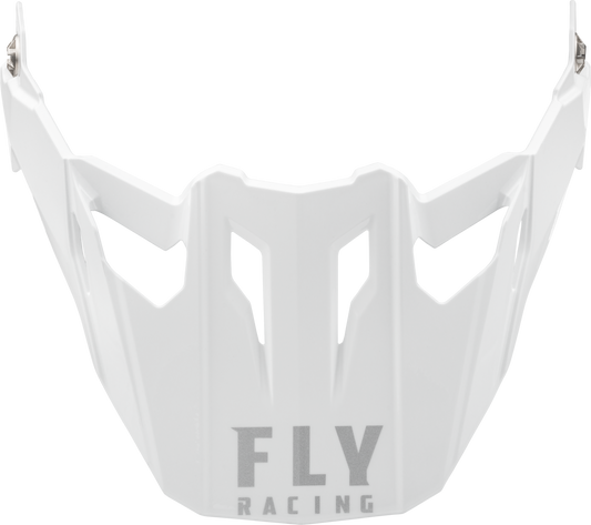 Fly Racing Trekker Solid Helmet Visor White