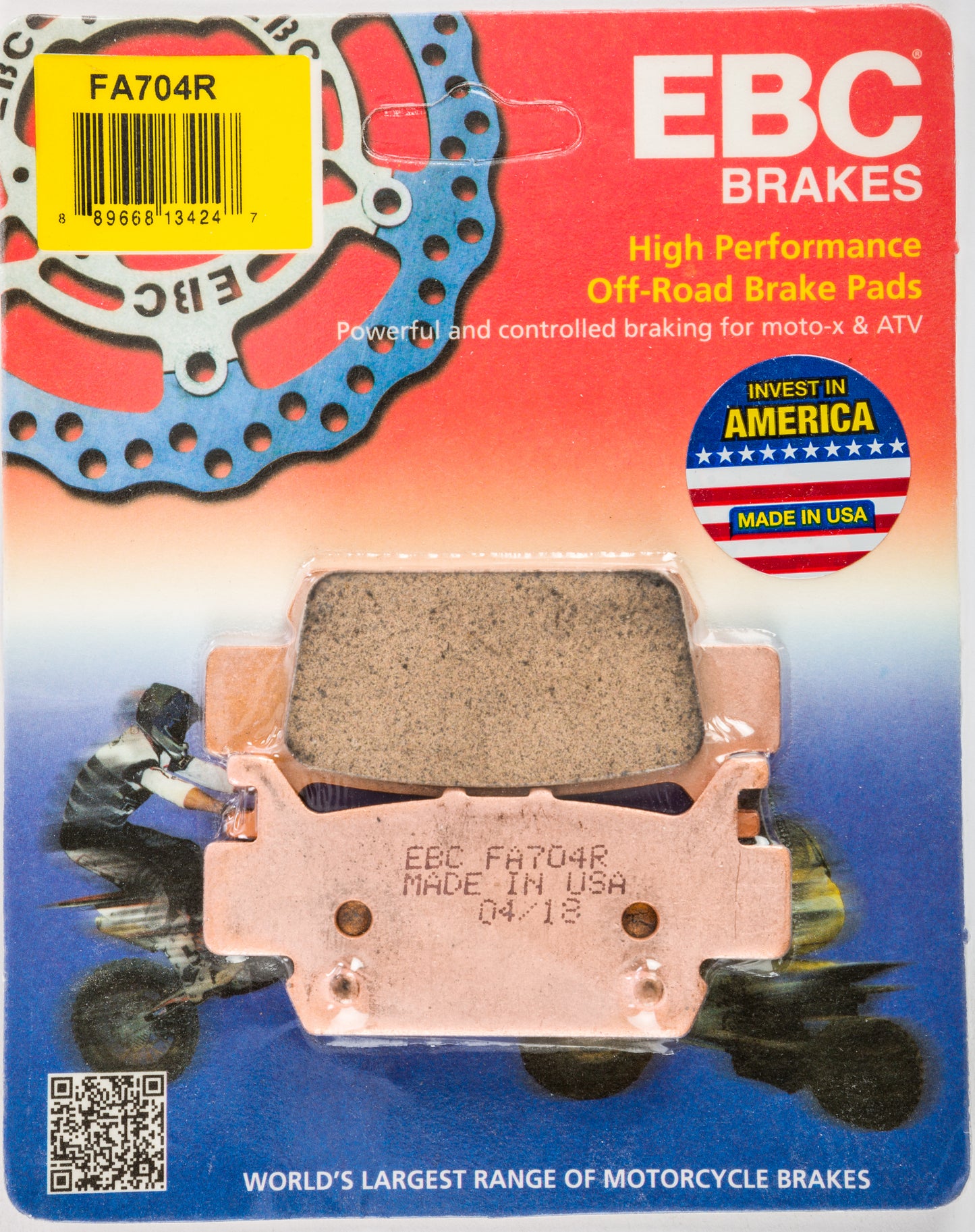 Ebc Brake Pads Fa704R Sintered R Series