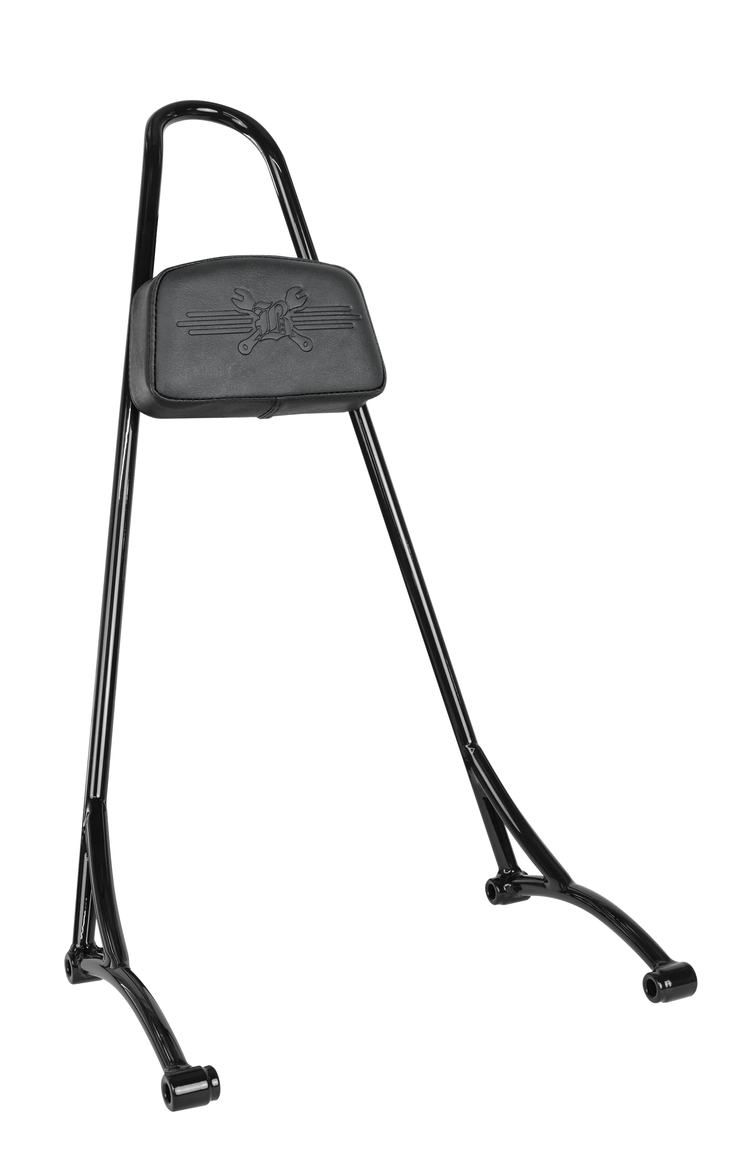 Burly Brand Tall Sissy Bar W/ Pad Black