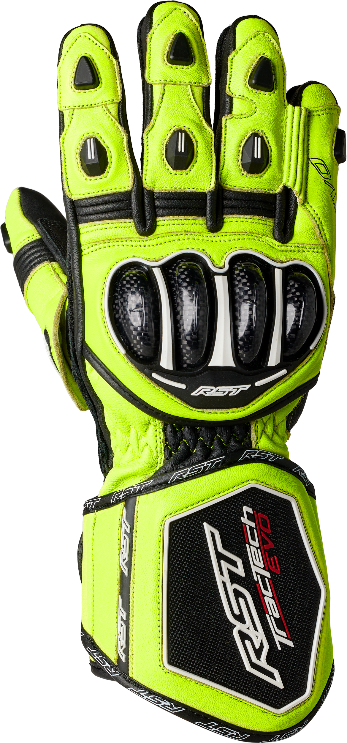 Rst Tractech Evo 4 Ce Glove Neon Yellow/Black/Black Md