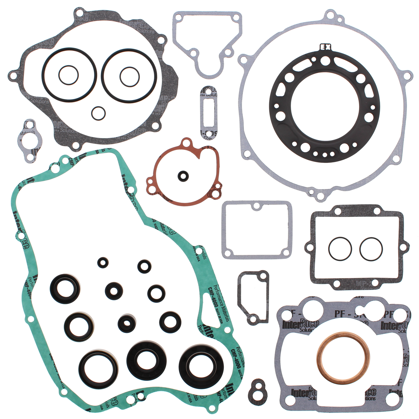 Vertex Complete Gasket Set With Oil Seals • #681-1478