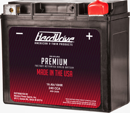 Harddrive Premium Factory Activated Battery