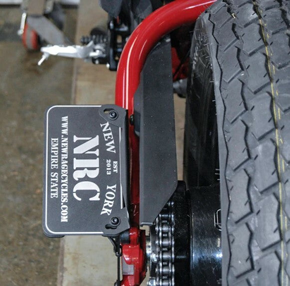 New Rage Cycles Side Mount License Plate