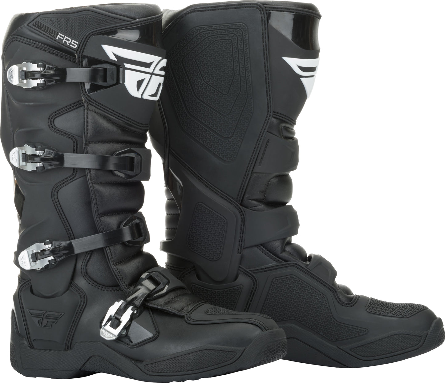 Fly Racing Fr5 Boots Black Sz 08