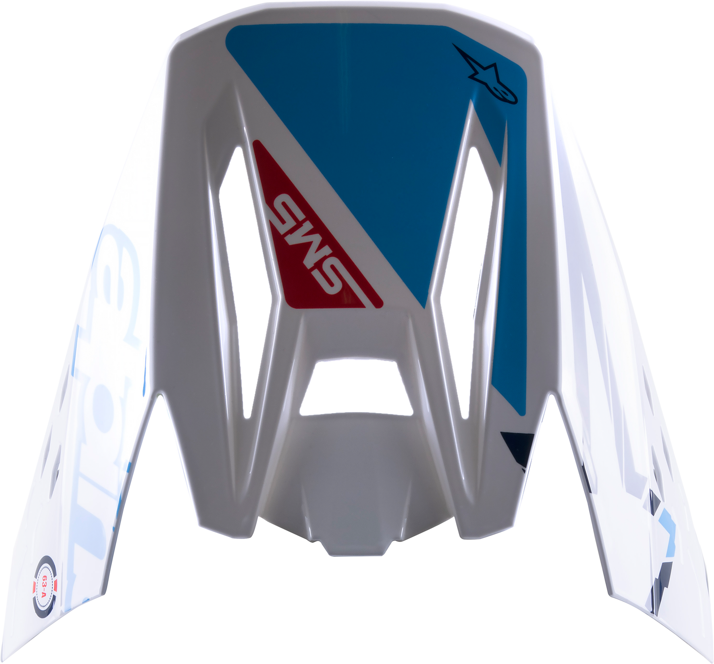 Alpinestars S-M5 Action Visor White/Cyan/Blue