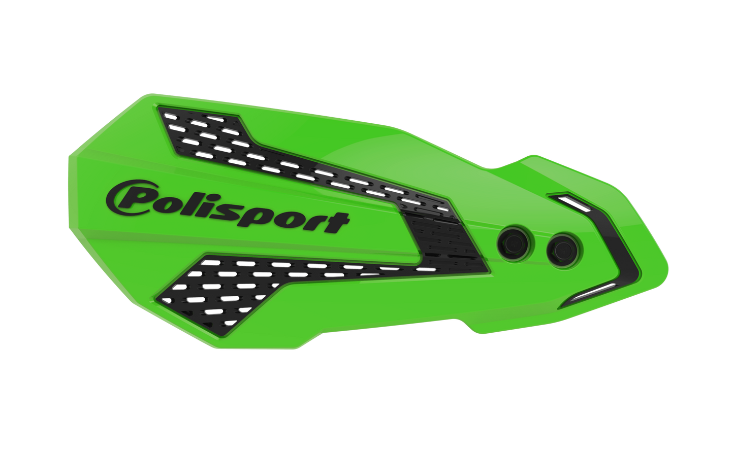 Polisport Mx Flow Handguards Green/Black • #64-8308211